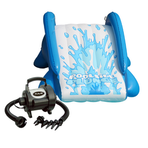 Rave Poolside Plunge with Rave high speed inflator/deflator