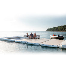 Load image into Gallery viewer, YachtBeach Air Sofa 5&#39;x5&#39;x2&#39; on top of the platform