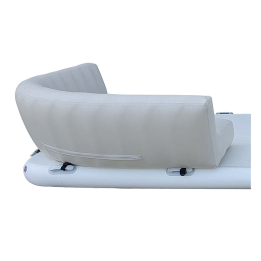 YachtBeach Air Sofa 5'x5'x2' attached to YachtBeach platform