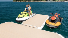 Load image into Gallery viewer, YachtBeach 3.0 + 4.1 Jet Ski Dock Combo 10‘x5‘x8“ + 13‘x7‘x8“ With Jet Skis