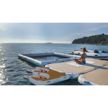 YachtBeach Multi Dock & Lounger Double 2.05 attached to other Yachtbeach platform