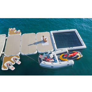 YachtBeach Multi Dock & Lounger Double 2.05 attached to other Yachtbeach platforms