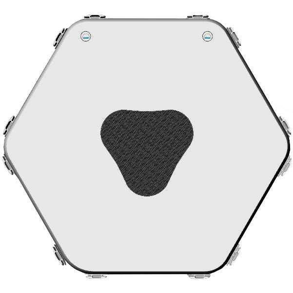 YachtBeach Relax Zone 2.50 Hex Platform  bottom view