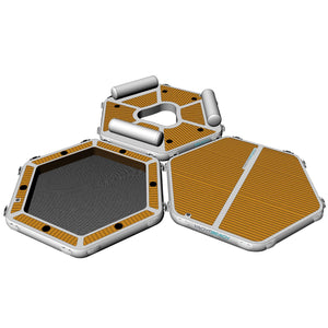 YachtBeach Party Zone 2.50 Hex Platform with other hex platforms