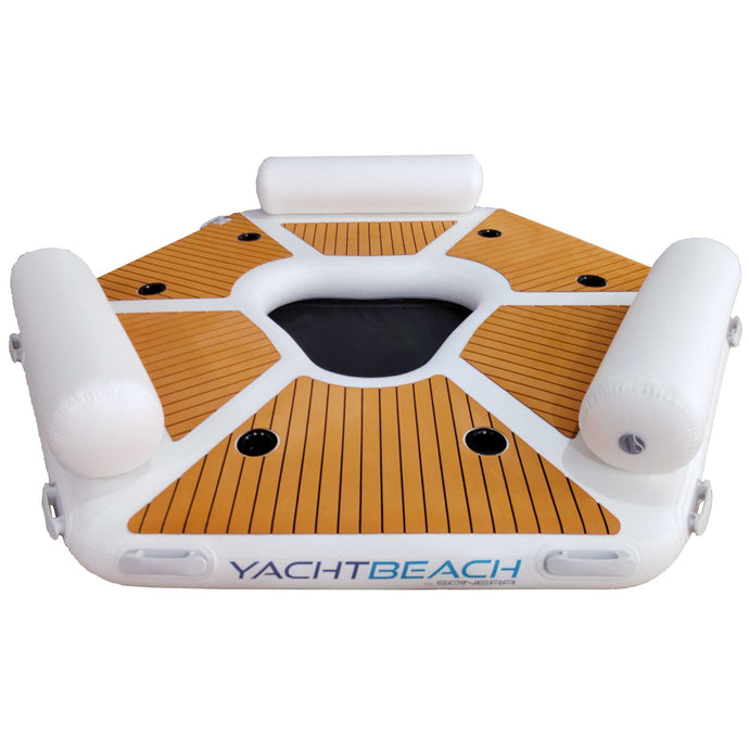 YachtBeach Relax Zone 2.50 Hex Platform side top view