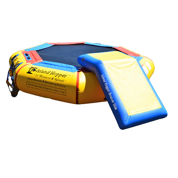 Water Bouncer - Island Hopper 10’ Bounce And Splash Padded Water Bouncer  10BNS