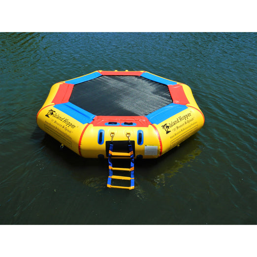 Water Bouncer - Island Hopper 10’ Bounce And Splash Padded Water Bouncer  10BNS