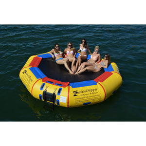 Water Bouncer - Island Hopper 13′ Bounce-N-Splash Padded Water Bouncer 13BNS