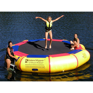 Water Bouncer - Island Hopper 13′ Bounce-N-Splash Padded Water Bouncer 13BNS