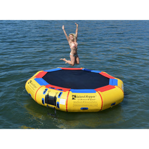 Water Bouncer - Island Hopper 13′ Bounce-N-Splash Padded Water Bouncer 13BNS