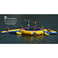 Water Bouncer - Island Hopper 13′ Gator Monster Water Bouncer Water Park  GWPARK13