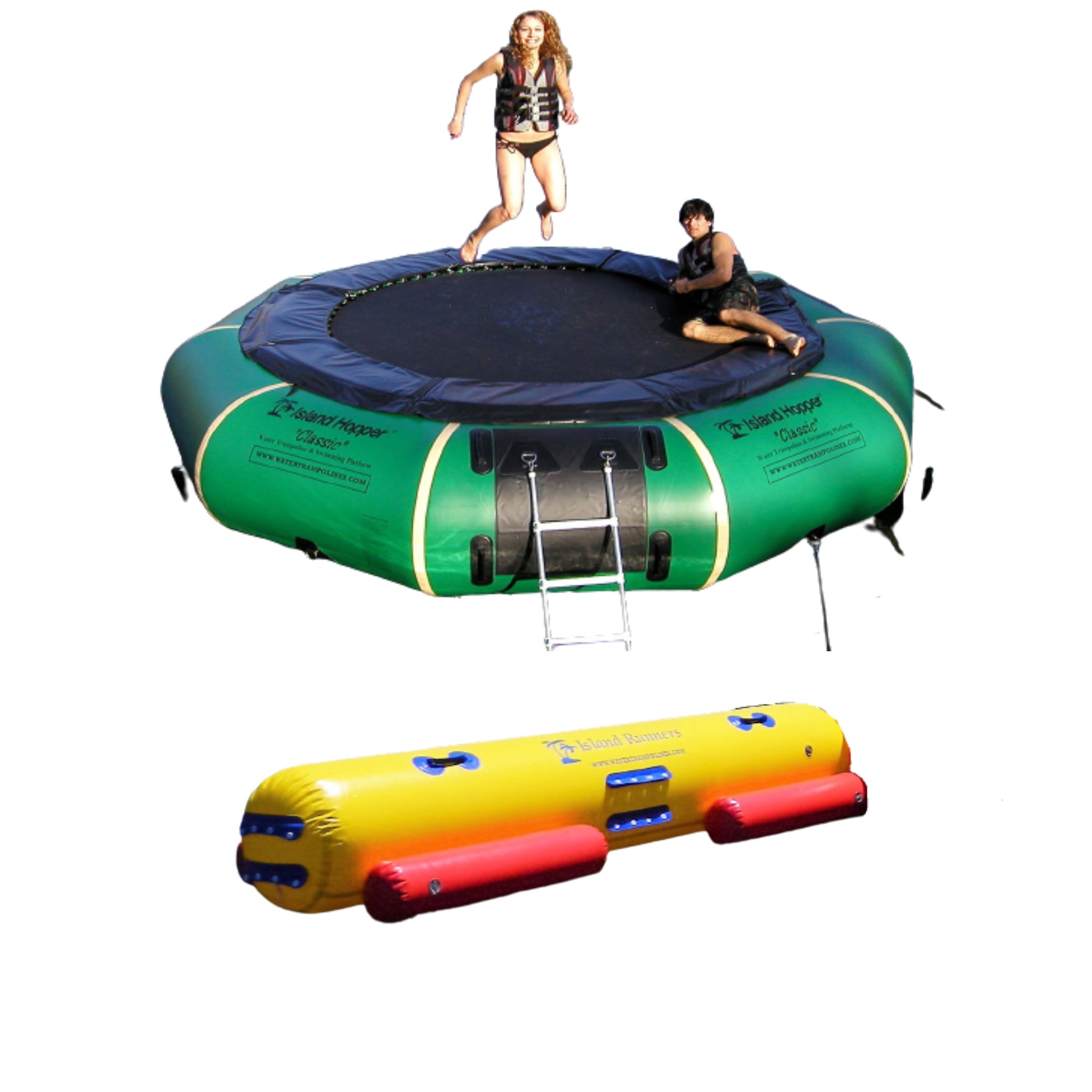 Water Bouncer - Island Hopper 15 Classic Water Trampoline 15PVCTUBE