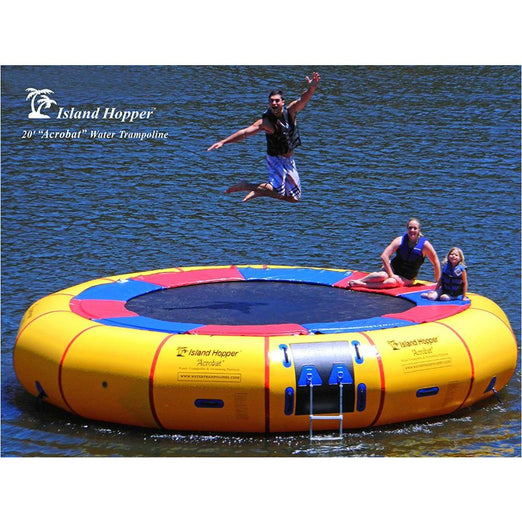 Water Bouncer - Island Hopper 20' Acrobat Water Trampoline 20PVCTUBE