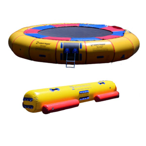 Water Bouncer - Island Hopper 20' Acrobat Water Trampoline 20PVCTUBE