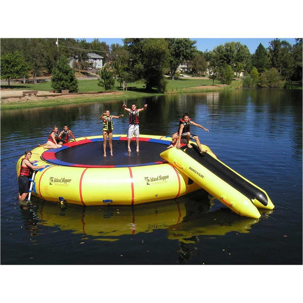 Cheap water clearance trampoline